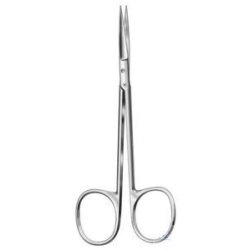 Foil scissors, straight, sp.sp., 115 mm,, with fine...