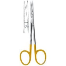 Gum scissors, TC, straight, 115 mm