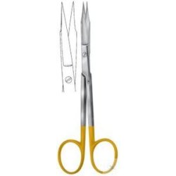 Gum scissors, TC, Goldman-Fox, straight, 130 mm