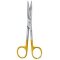 Scissors, standard, TC, straight, sp.sp., 145 mm