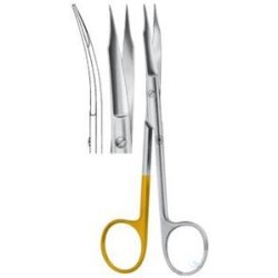 Gingivectomy scissors, serrated, 130 mm, Goldman-Fox,...