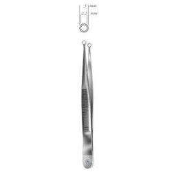 Grasping forceps for tissue and, tumours, no. 2, 90 mm lg.