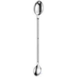 Chemical spoon, 18/8, double-sided, 130 mm