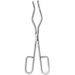 Tiegelzange, 200 mm doppelt, gebogen, Scherengang