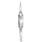 Tweezers, straight, pointed, crossed, fine, 100 mm long