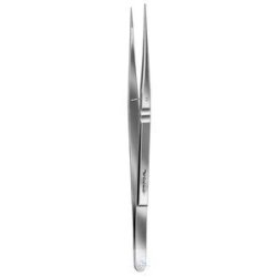 Soldering and laboratory tweezers, 155 mm, with guide pin