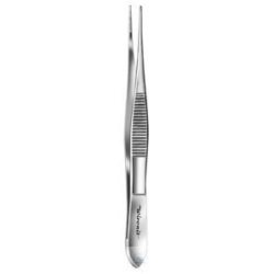 Micro-tweezers, straight, anatomical, anti-magnetic, 115 mm