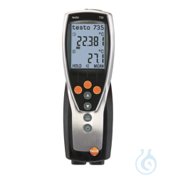 testo 735-1 - Temperature measuring instrument (3-channel)