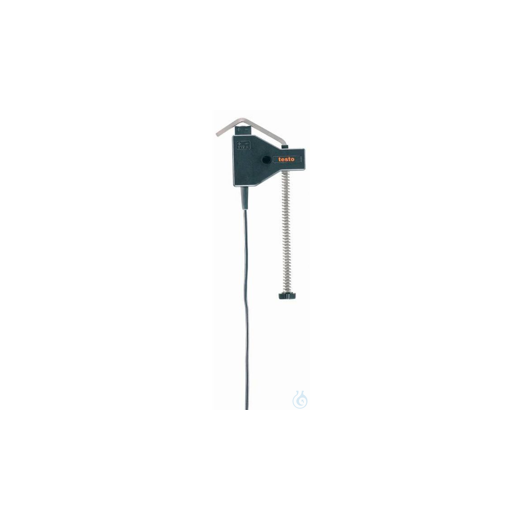 Pipe contact probe with NTC temperature sensor for measurements on pipes (Ø 6-35 mm)