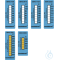 testoterm - temperature measuring strip, +116 … +154 °C
