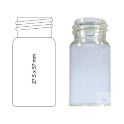 Vial N24-20, GW, k, 27,5x57, flach