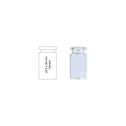 Vial N20-5, RR, k, 20.5x38, fl., DIN