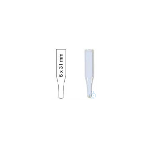 Insert weite Ö-0,2, k,6x31,kon.15mm,sila