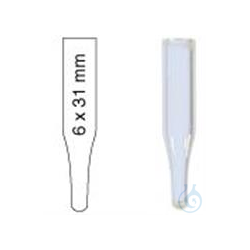 Insert wide Ö-0,2, k,6x31,con.15mm,sila