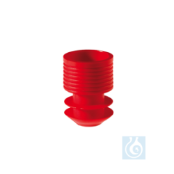 Grip stopper for tubes, Ø 16-17 mm, red