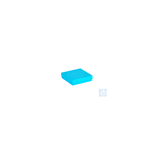 ratiolab® cryo boxes, cardboard, standard, blue, 133 x 133 x 32 mm
