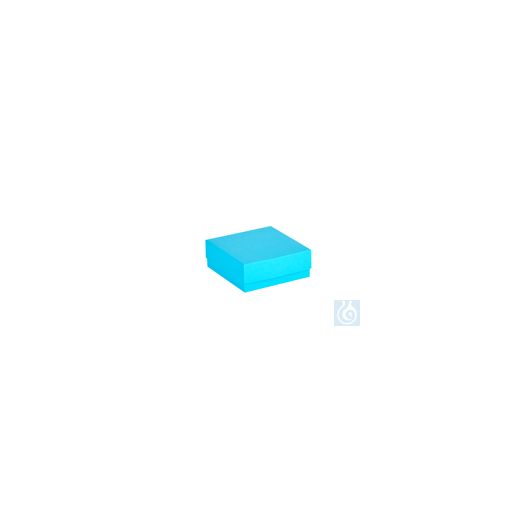 ratiolab® cryo boxes, cardboard, standard, blue, 136 x 136 x 50 mm