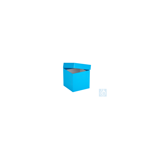 ratiolab® Kryo-Boxen, Karton, spezial, blau, 136 x 136 x 130 mm