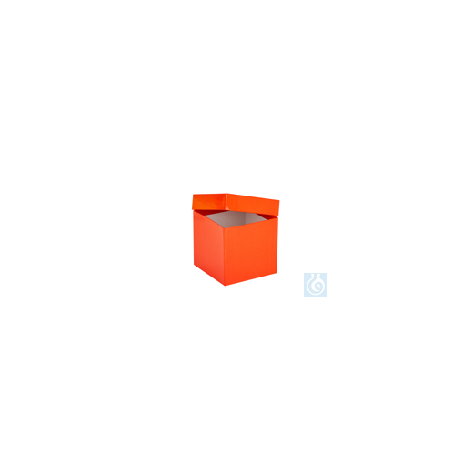 ratiolab® Kryo-Boxen, Karton, spezial, rot, 136 x 136 x 130 mm