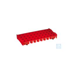 Work stations for 40 cryo tubes, PP, red
