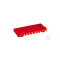Work stations for 40 cryo tubes, PP, red