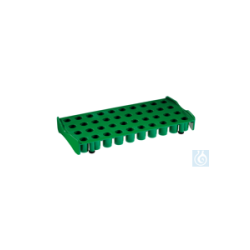 Work stations for 40 cryo tubes, PP, green