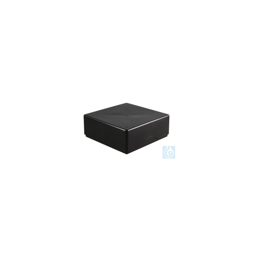ratiolab® cryo boxes, PP, grid 8 x 8, black, 133 x 133 x 50/75 mm,