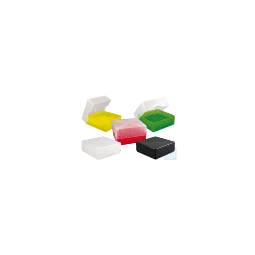 ratiolab® cryo boxes, PP, grid 7 x 7, mixed, 133 x 133 x 50/75 mm,