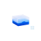 ratiolab® cryogenic boxes, PP, grid 6 x 6, blue, 133 x 133 x 50/75 mm, combination lid,