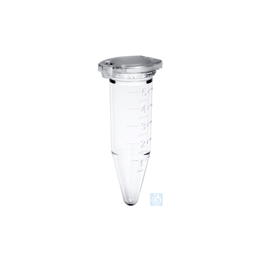 Safety-Cap reaction vessels, PP, 5.0 ml, natural, RNase-/DNase-/DNA-/Pyrogen-free