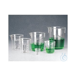 Nalgene&trade; Griffin plastic measuring cups made of...