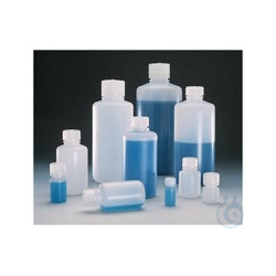 Nalgene&trade; HDPE narrow neck bottles in laboratory...