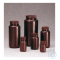 Braune Nalgene&trade; HDPE-Weithalsflaschen in Laborqualität