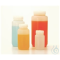 Nalgene™ fluorinated HDPE wide-neck bottles with cap