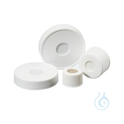I-Chem&trade; open top caps with septum, 24-414 mm,...