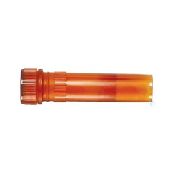 Amber microtubes with screw cap