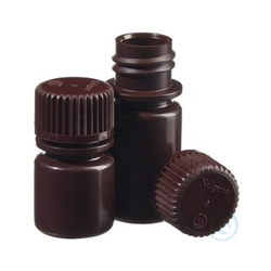 Nalgene&trade; opaque brown HDPE diagnostic bottles;...