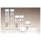 Transparent VOA glass vials with 0.32 cm (0.125 in.) thick septa
