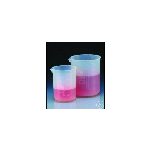 Griffin beaker, PFA, raised scale, 25 ml