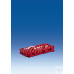 Reaction vessel rack, coloured, PP, 128 positions for...