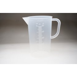 Measuring beaker, PP, raised scale, 1000 ml