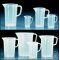 Measuring beaker, PP, raised scale, 3000 ml