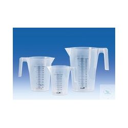 Measuring jug stackable, PP, black scale printed on both...