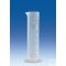 Messzylinder, PP, Klasse B, niedere Form, erhabene Skala, 100 ml