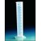 Graduated cylinder, PP, class B, tall form, blue raised scale, 25 ml