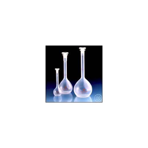 Volumetric flasks, PMP, class B, with NS stopper 12/21, PP, 50 ml