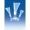 Standard ground joint funnel, PP, NS 29/32, length 135 mm, opening 75 mm