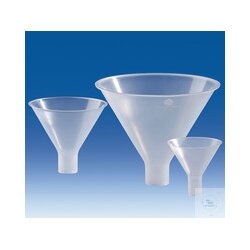 Powder funnel, PP, Ø 65 mm, length 70 mm, outlet...
