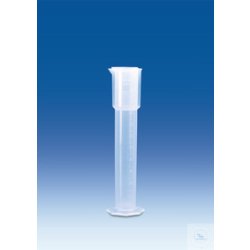 Hydrometer cylinder, PP, raised scale, 500 ml