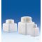 Wide neck bottle, PE-HD, with screw cap PE-LD, square, 100 ml